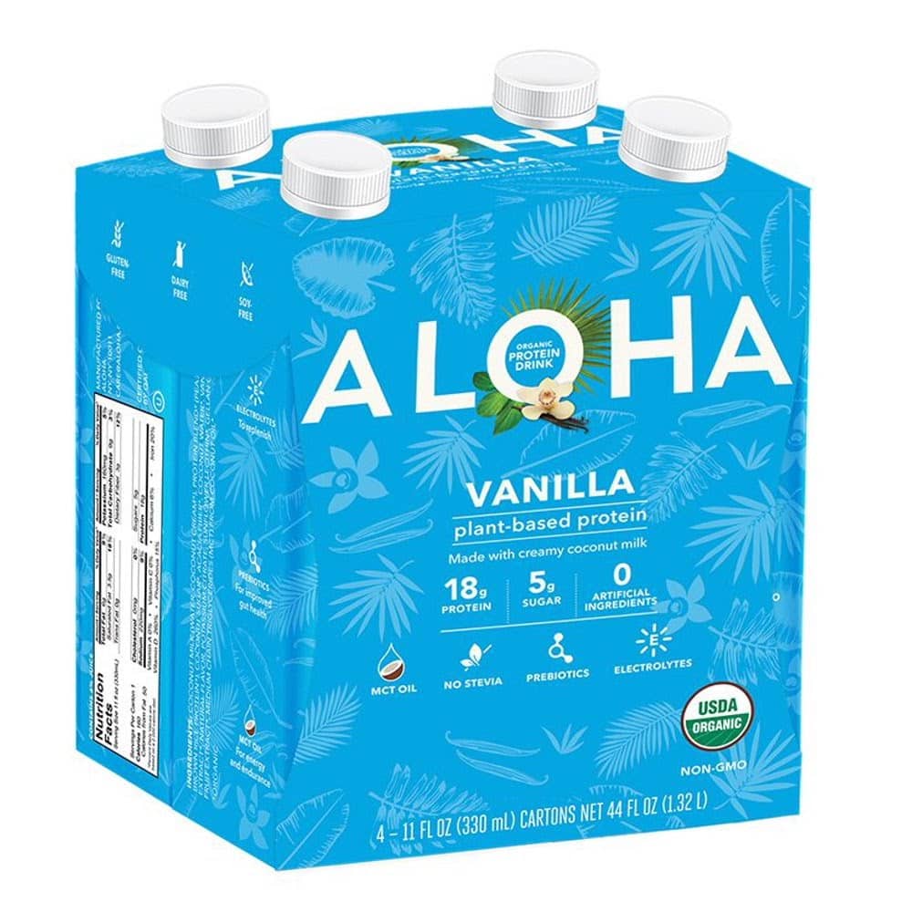 ALOHA Vanilla Protein Drink (Pack of 4) Review