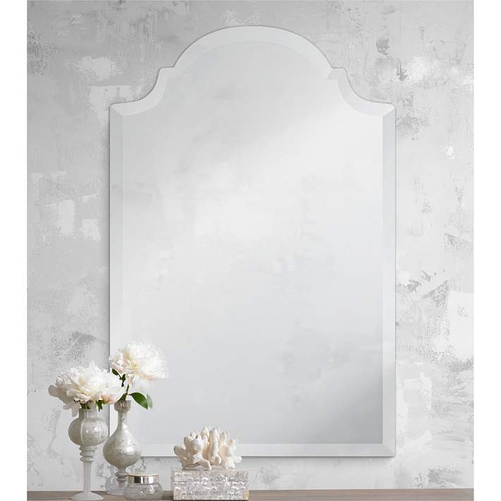 Lamps Plus Adonia Crown Frameless Beveled Wall Mirror Review