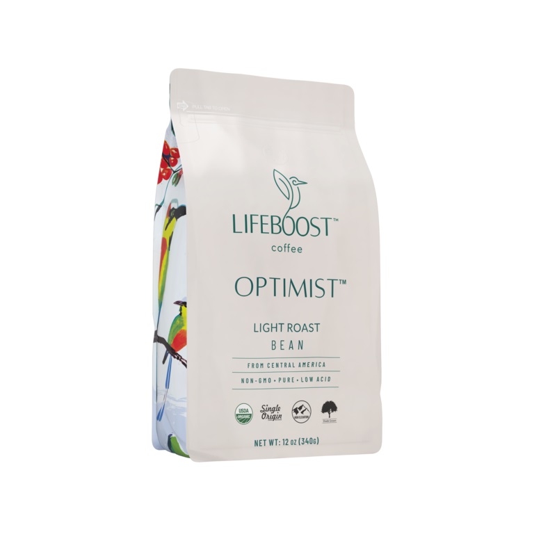 Lifeboost Coffee Optimist Light Roast Review