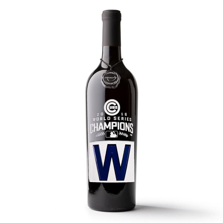 Mano's Wine Chicago Cubs Wine Bottle World Series W Review
