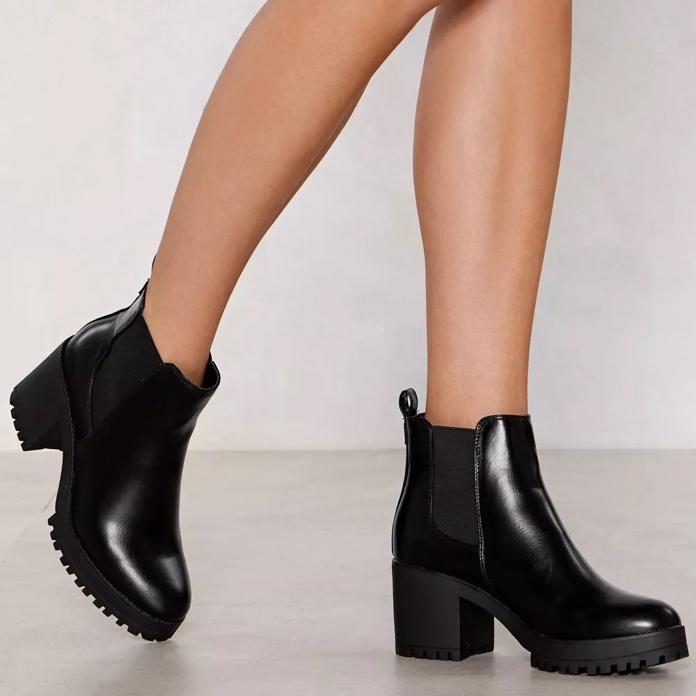 Nasty Gal Chunky Block Heel Ankle Boots Review