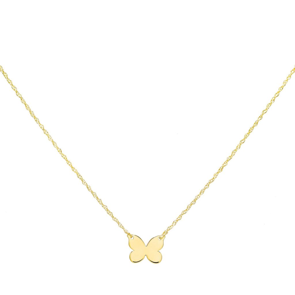 Adina's Jewels Butterfly Pendant Necklace 14k Review