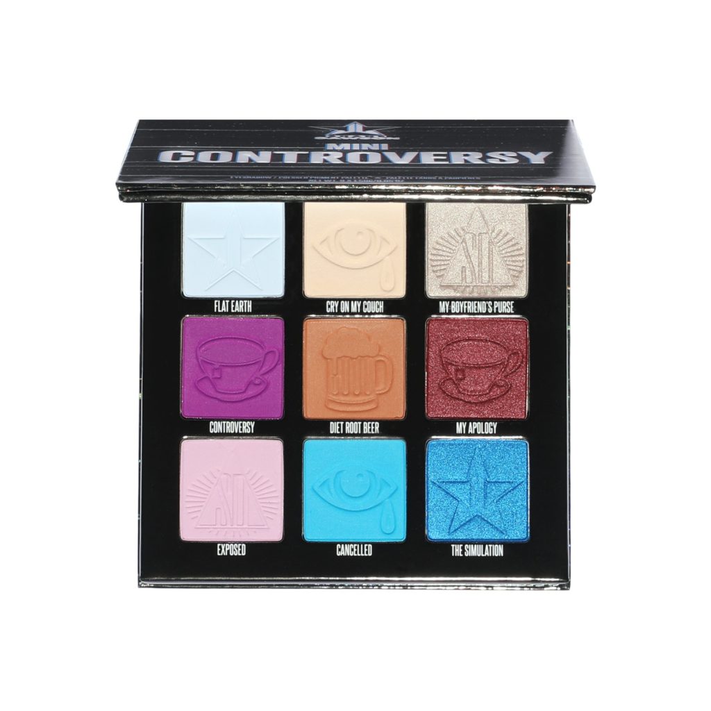 Jeffree Star Mini Controversy Palette Cosmetics Review