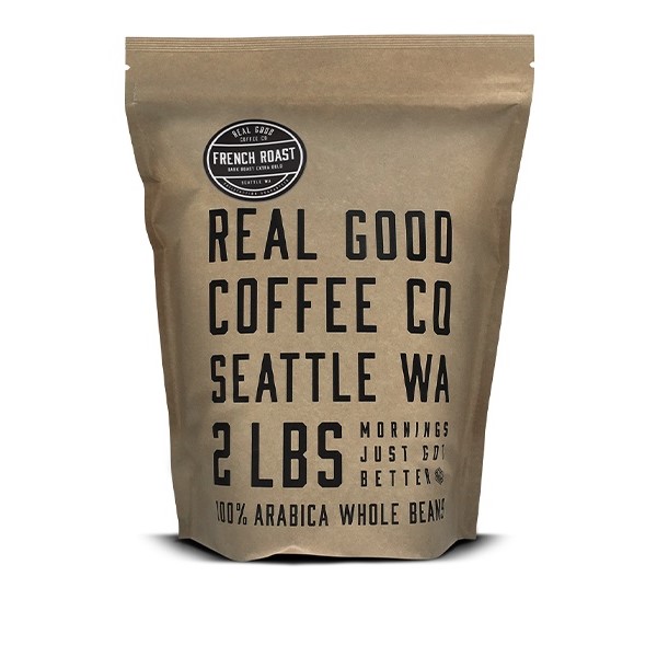 Real Good Coffee Dark French Roast Whole Bean Coffee 2 Lb Review