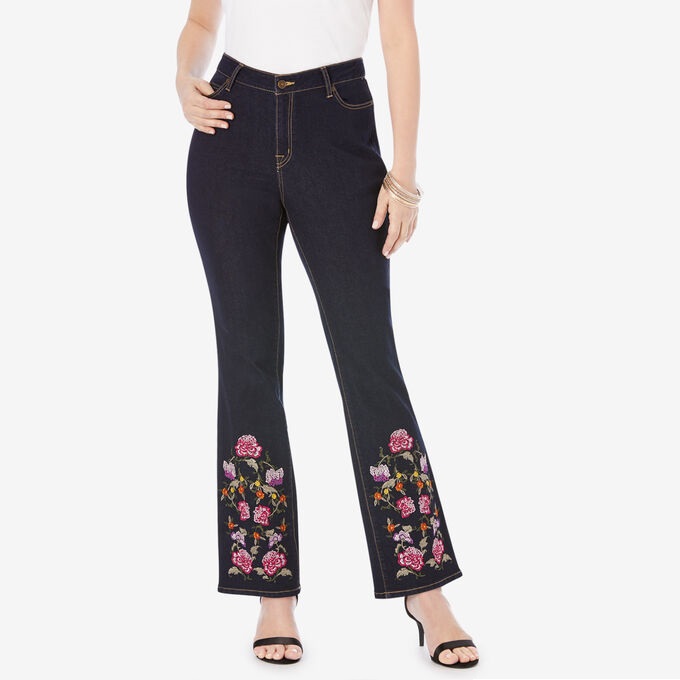 FullBeauty Embroidered Bootcut Jeans Review