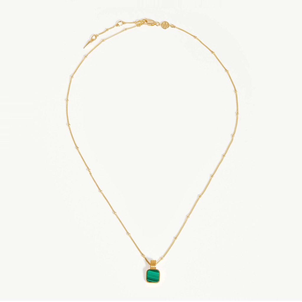 Missoma Lucy Williams Square Malachite Necklace Review