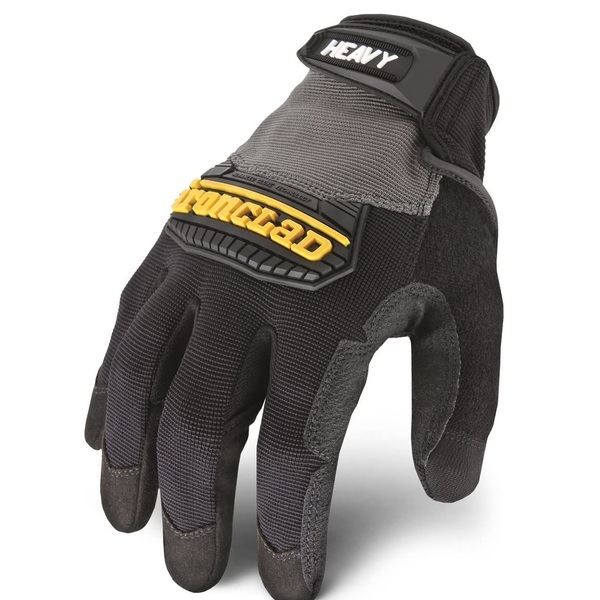 Ironclad Heavy Utility Work Gloves HUG, High Abrasion Resistance, Performance Fit, Durable, Machine Washable, Sized S, M, L, XL, XXL (1 Pair)