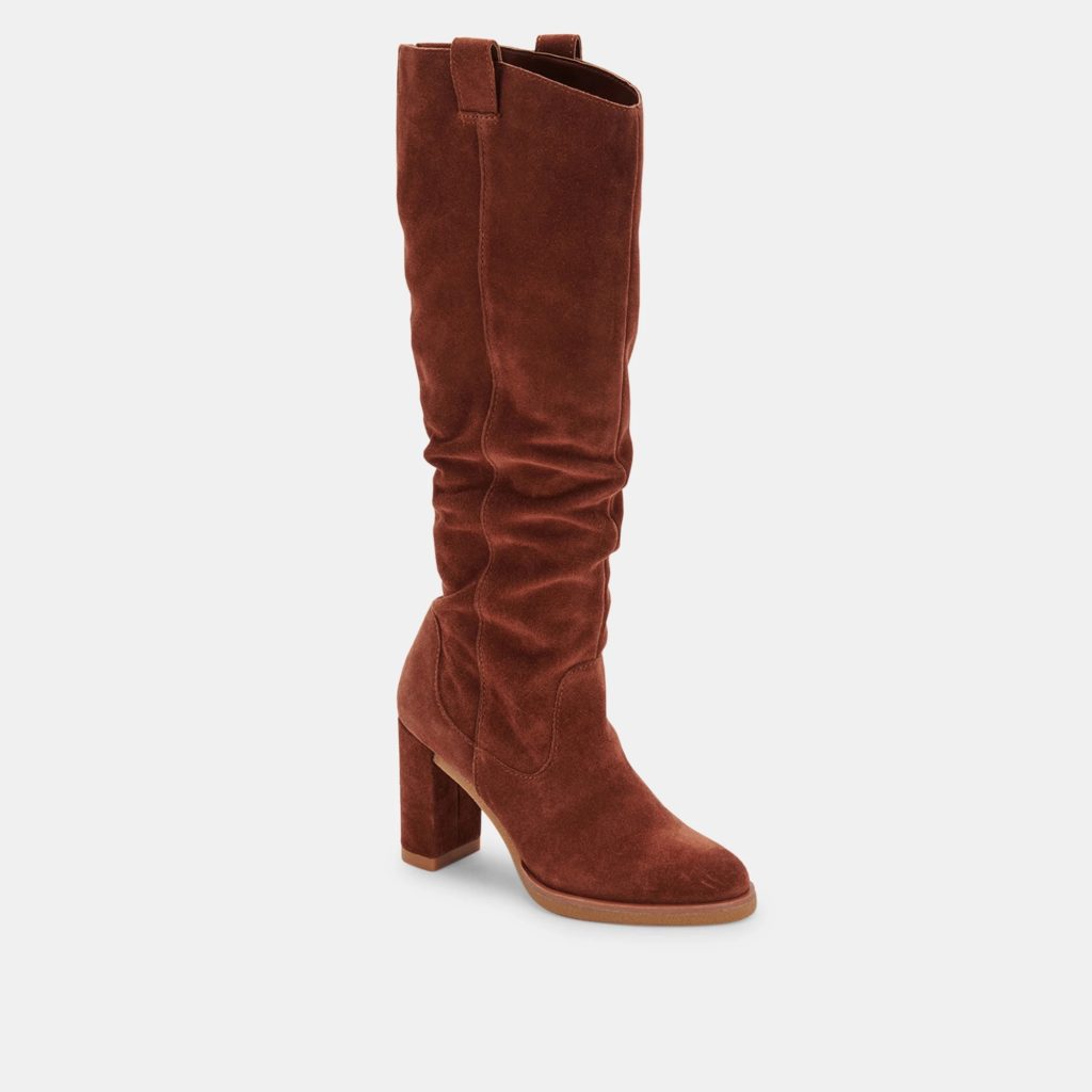 Dolce Vita Sarie Boots In Brandy Suede Review