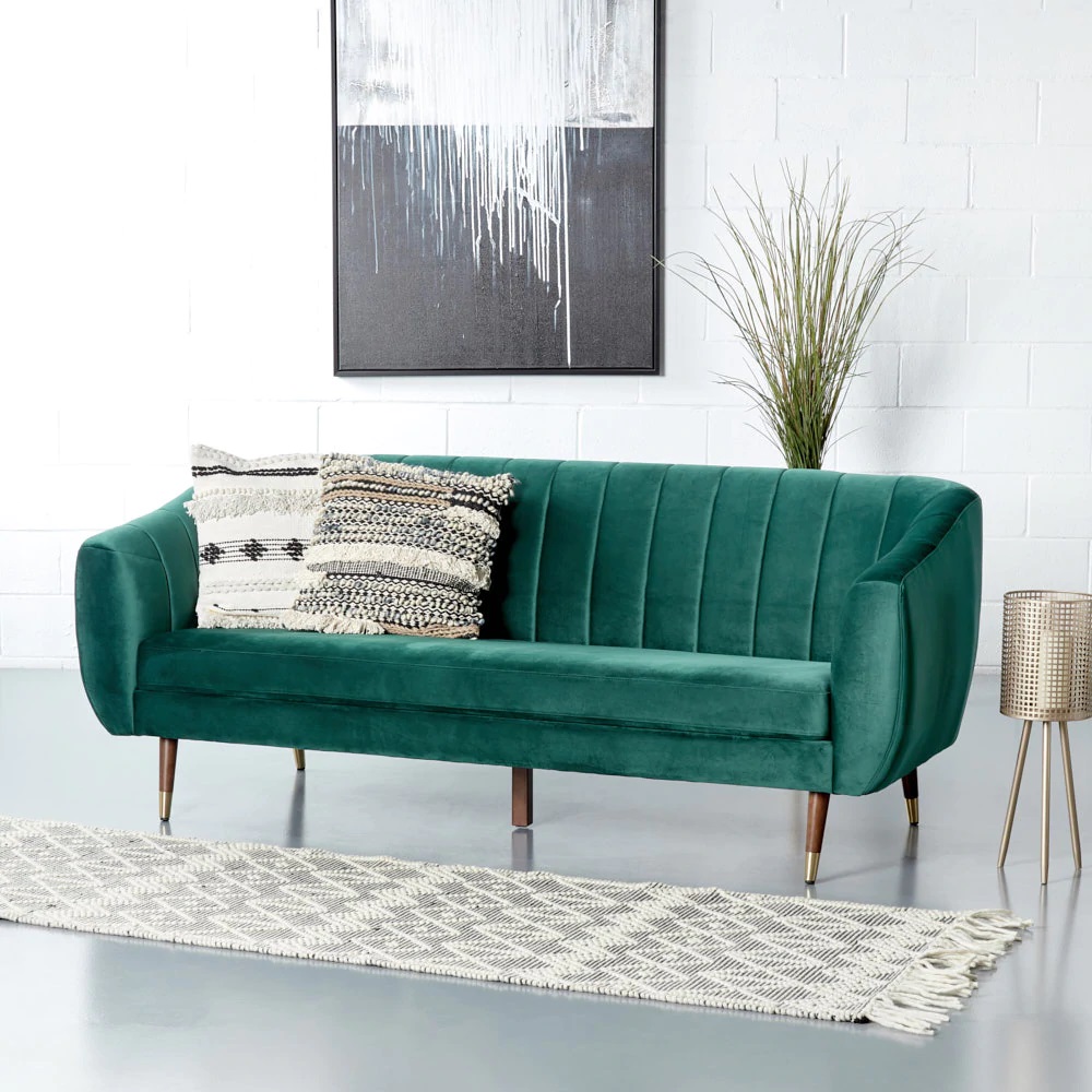 Wazo Furniture Marcus Green Velvet Sofa Review 