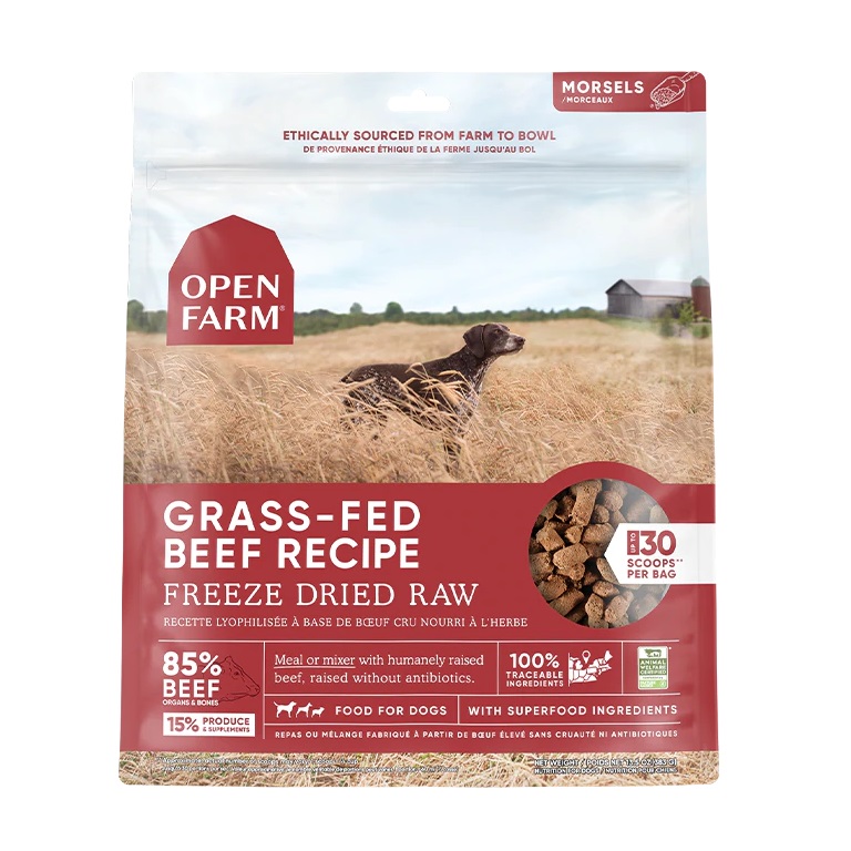 Open Farm Grass-Fed Beef Freeze Dried Raw Dog Food Review