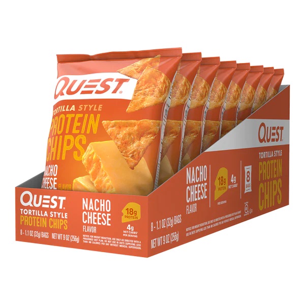 Quest Nutrition Chips Nacho Cheese - Tortilla Style Review