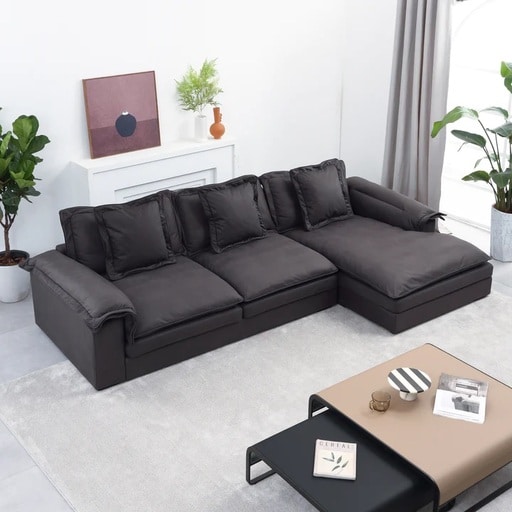 25Home All Leather Sectional Review