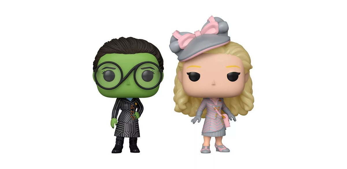 Funko POP! Movies Wicked Elphaba and Glinda in Shiz Uniform Vinyl Figures - 2pk Funko POP! Movies Wicked Elphaba and Glinda in Shiz Uniform Vinyl Figures - 2pk