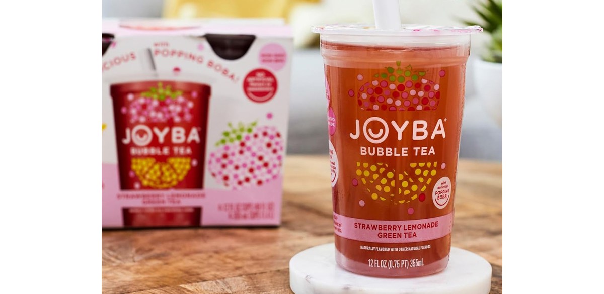 Joyba Bubble Tea Strawberry Lemonade Green Tea, 4 Pack Joyba Bubble Tea Strawberry Lemonade Green Tea, 4 Pack