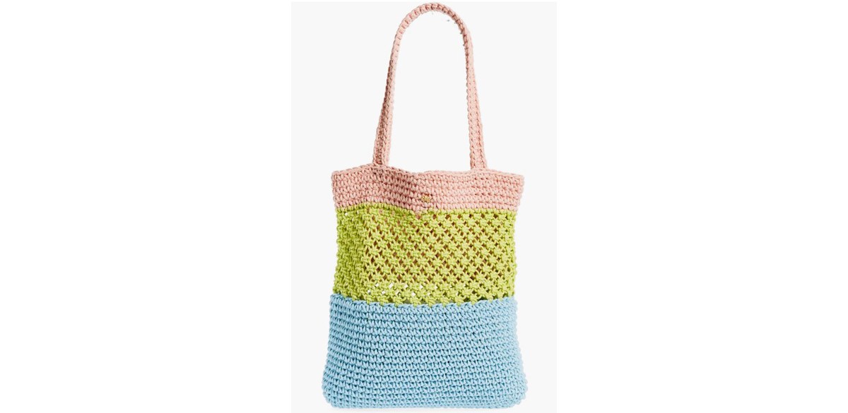 Lele Sadoughi Crochet Tote Bag Lele Sadoughi Crochet Tote Bag