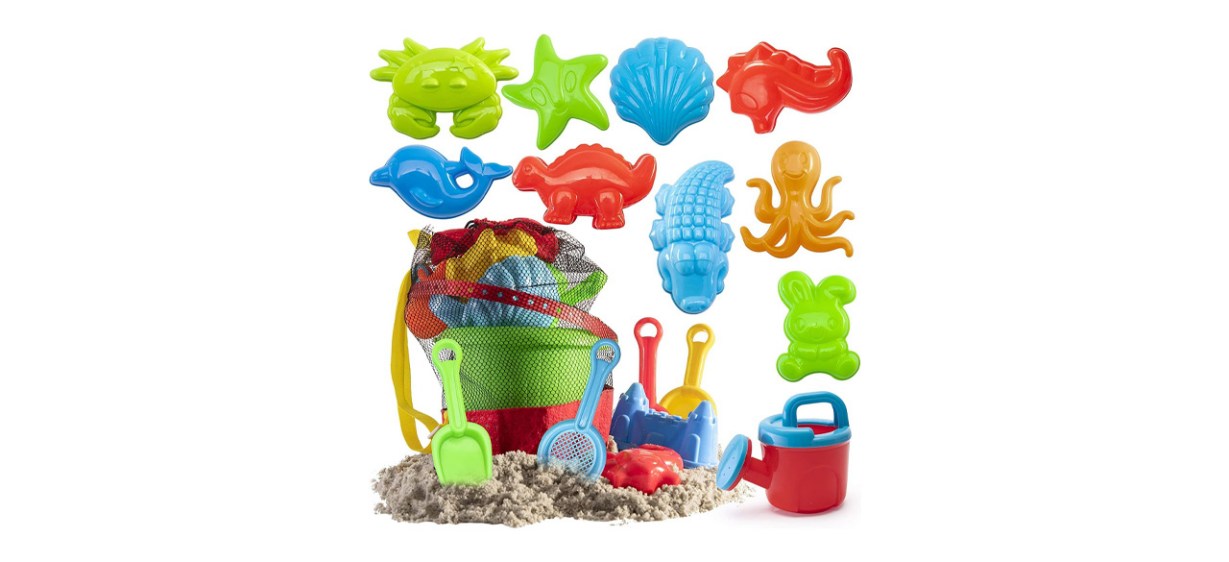 Best PREXTEX 19-Piece Kids Beach Toys Best PREXTEX 19-Piece Kids Beach Toys