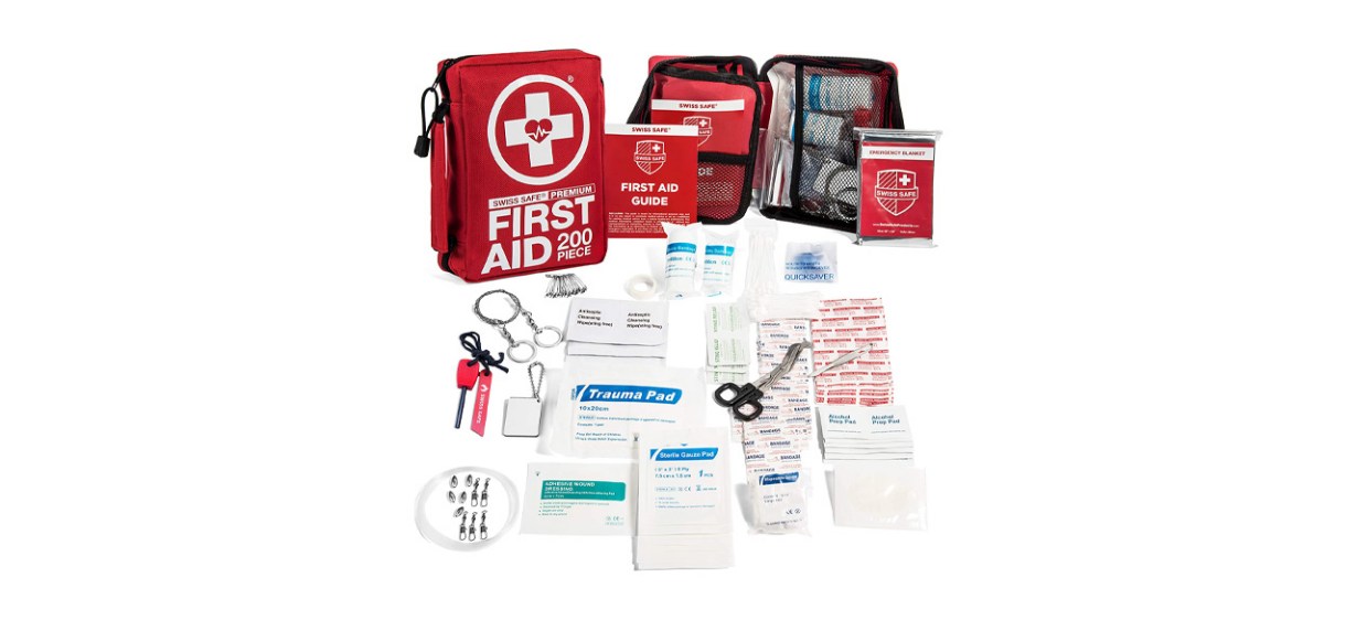 Best Swiss Safe 200-Piece Professional First Aid Kit Best Swiss Safe 200-Piece Professional First Aid Kit