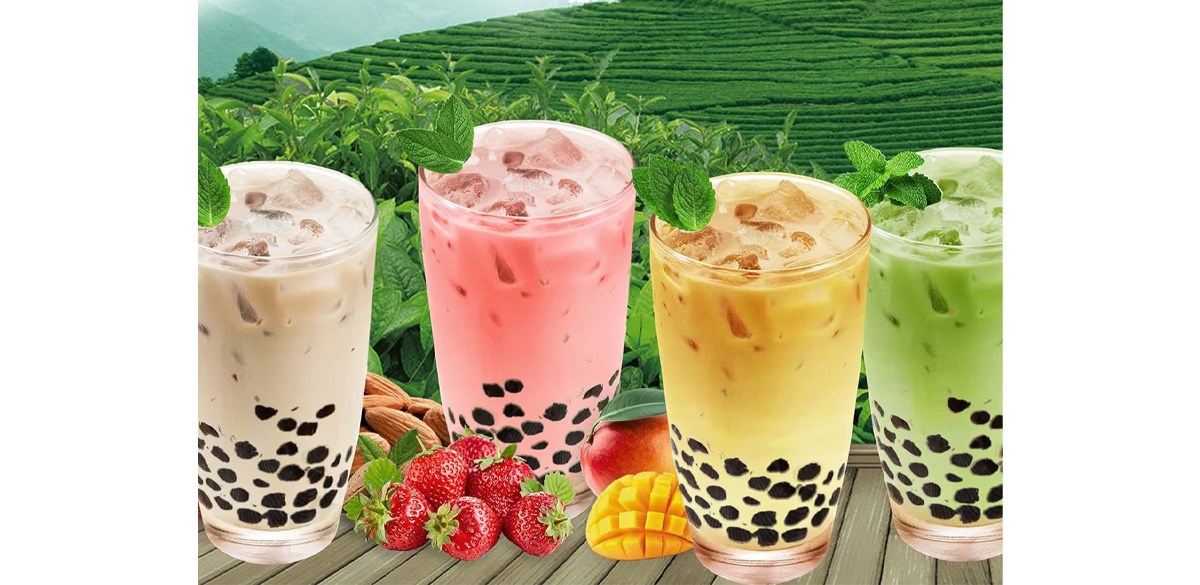 Bubble Boba Tea Kit with Instant Tapioca Pearls and Milk Tea Powders Bubble Boba Tea Kit with Instant Tapioca Pearls and Milk Tea Powders