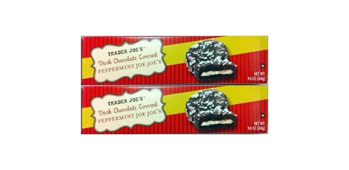 2 Pack Trader Joe's Dark Chocolate Covered Peppermint Joe Joe's Cookies 2 Pack Trader Joe's Dark Chocolate Covered Peppermint Joe Joe's Cookies