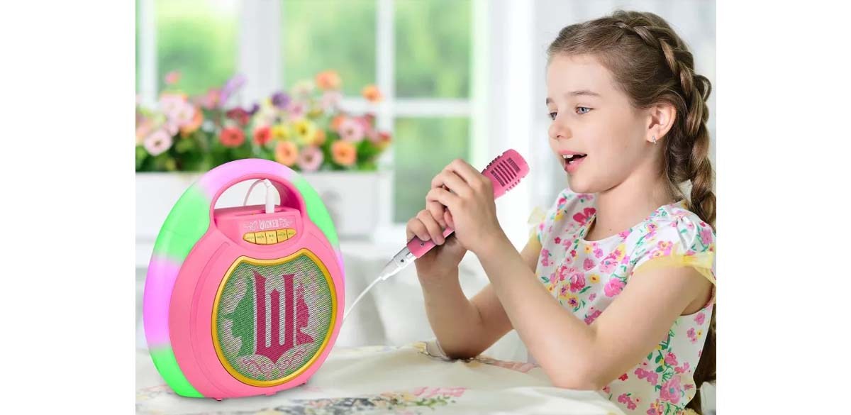 Wicked Bluetooth MP3 Karaoke with Light Show Wicked Bluetooth MP3 Karaoke with Light Show