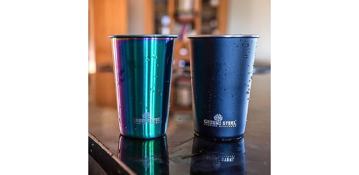 Stainless Steel Cups 10oz Tumbler (4 Pack) Stainless Steel Cups 10oz Tumbler (4 Pack)