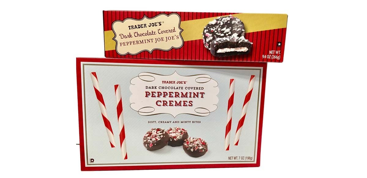 Trader Joe's Dark Chocolate Covered Peppermint Cremes Trader Joe's Dark Chocolate Covered Peppermint Cremes