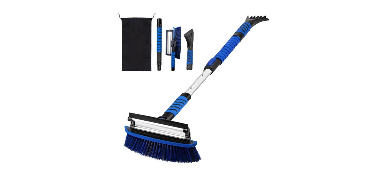 Best Anngrowy 41-Inch Snow Brush with Squeegee and Ice Scraper Best Anngrowy 41-Inch Snow Brush with Squeegee and Ice Scraper