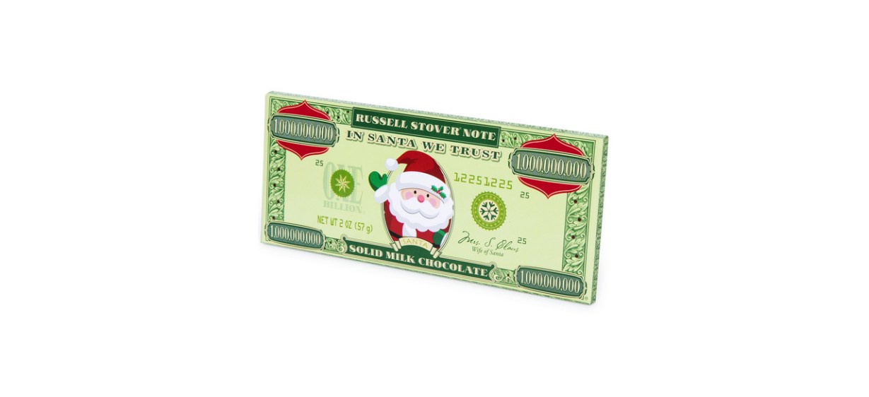 Best Russel Stover One Billion Dollar Santa Claus Chocolate Bar Best Russel Stover One Billion Dollar Santa Claus Chocolate Bar