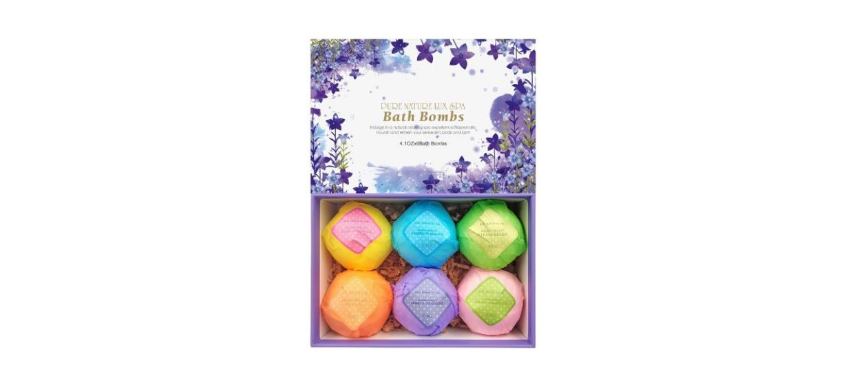 Pure Nature Lux Spa Bath Bombs Gift Set Pure Nature Lux Spa Bath Bombs Gift Set