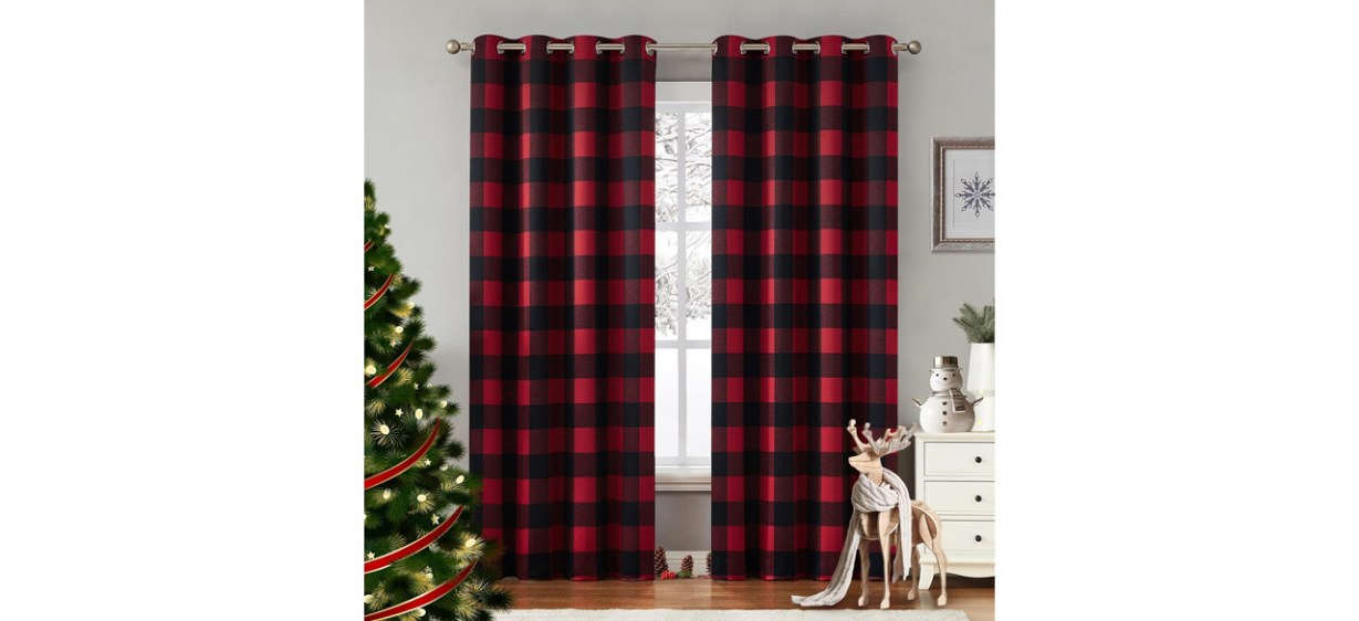 Best Melodieux Buffalo Check Plaid Blackout Curtains Best Melodieux Buffalo Check Plaid Blackout Curtains