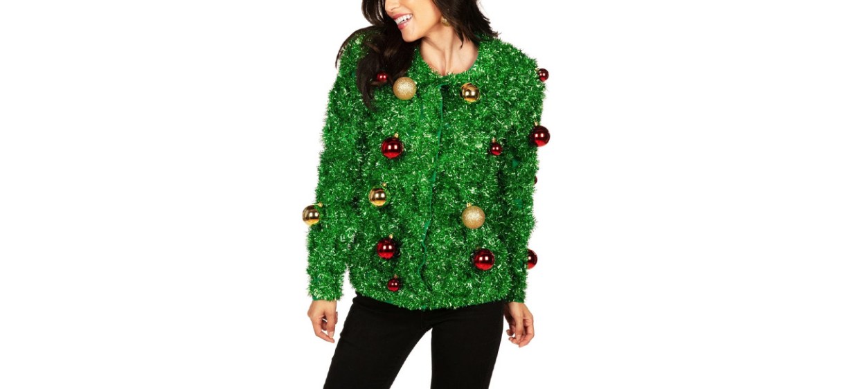 Tipsy Elves Classic Cute Cardigan Ugly Christmas Sweater Tipsy Elves Classic Cute Cardigan Ugly Christmas Sweater