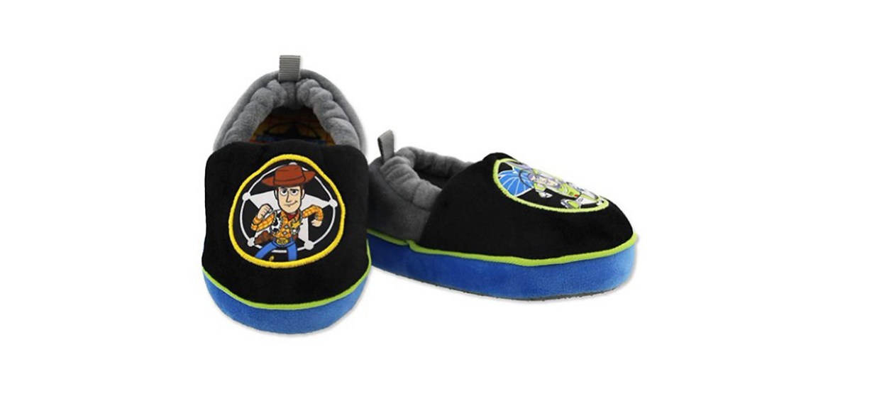 Disney Toy Story Woody Buzz Boys Toddler A-line Slippers Disney Toy Story Woody Buzz Boys Toddler A-line Slippers