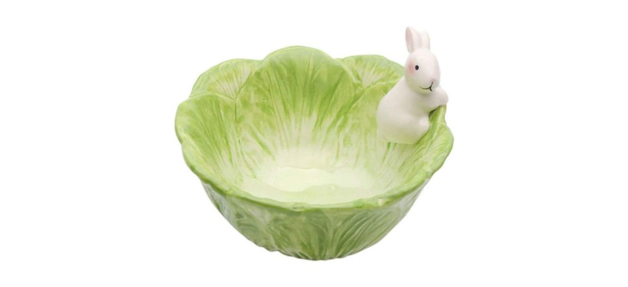 Yardwe Bunny Candy and Nut Bowl