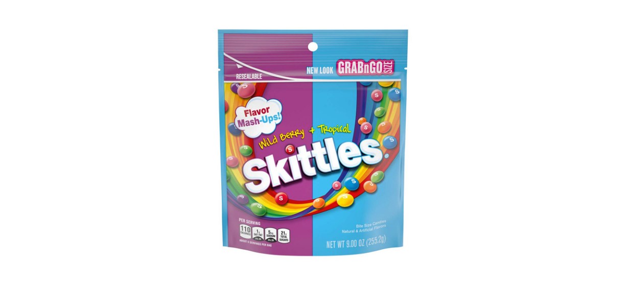Skittles Wild Berry and Tropical Mash-Up Summer Chewy Candy Skittles Wild Berry and Tropical Mash-Up Summer Chewy Candy