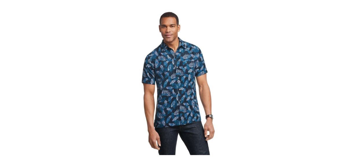 Men's Van Heusen Air Printed Button-Down Shirt Men's Van Heusen Air Printed Button-Down Shirt