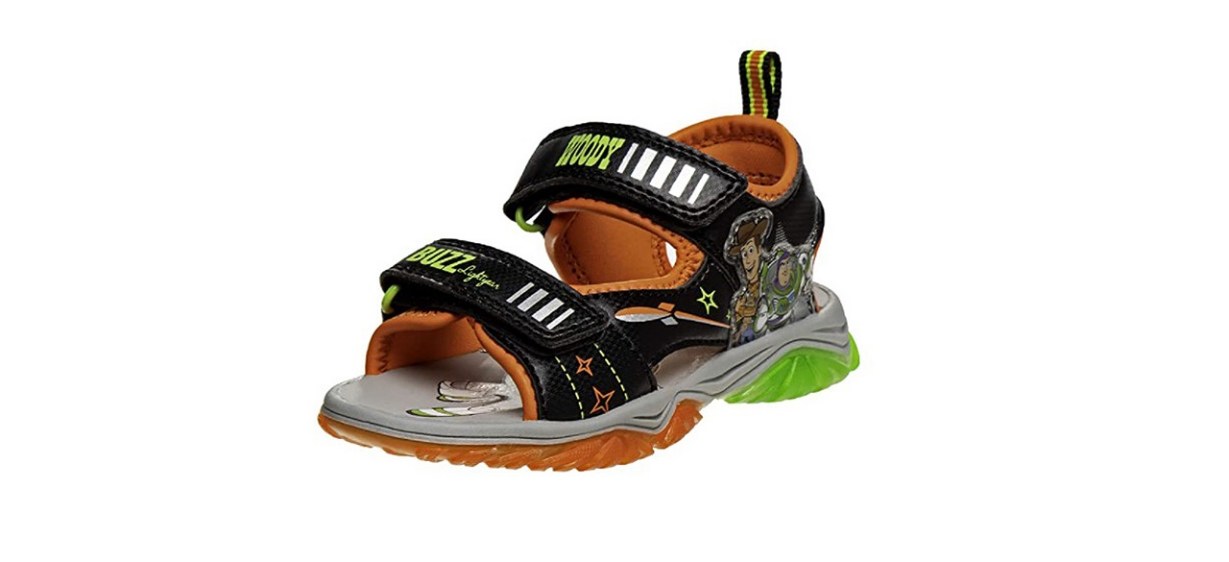 Josmo Boys’ Toy Story Sandals — Active Strap-On Buzz and Woody Sandals (Toddler/Little Kid) Josmo Boys’ Toy Story Sandals — Active Strap-On Buzz and Woody Sandals (Toddler/Little Kid)