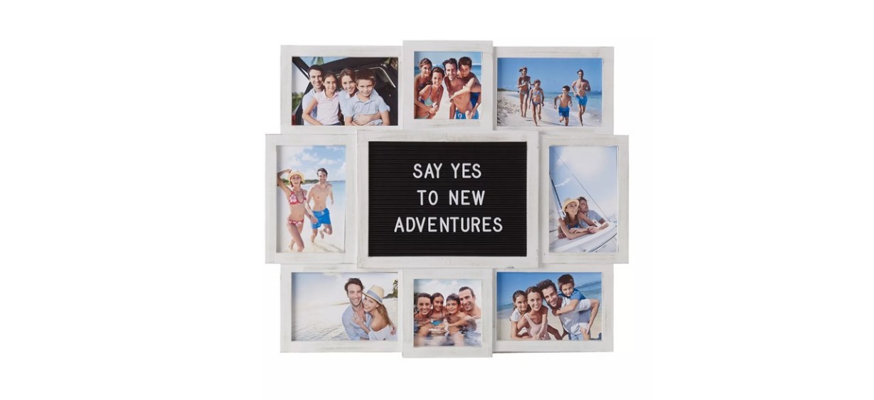 Melannco Customizable Letterboard and Photo Collage Melannco Customizable Letterboard and Photo Collage