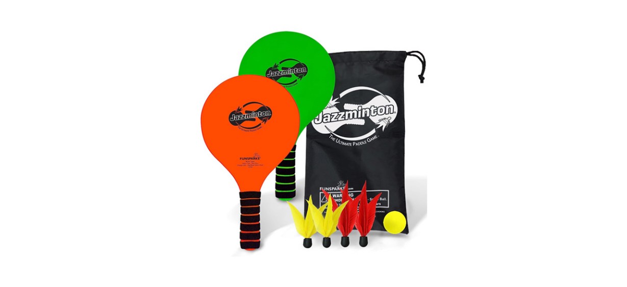 Best Funsparks Jazzminton Paddle Ball Game Best Funsparks Jazzminton Paddle Ball Game