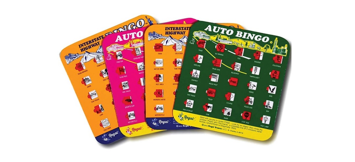 Regal Games Auto and Interstate Travel Bingo Set Regal Games Auto and Interstate Travel Bingo Set
