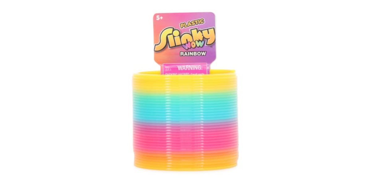 Plastic Rainbow Slinky Plastic Rainbow Slinky